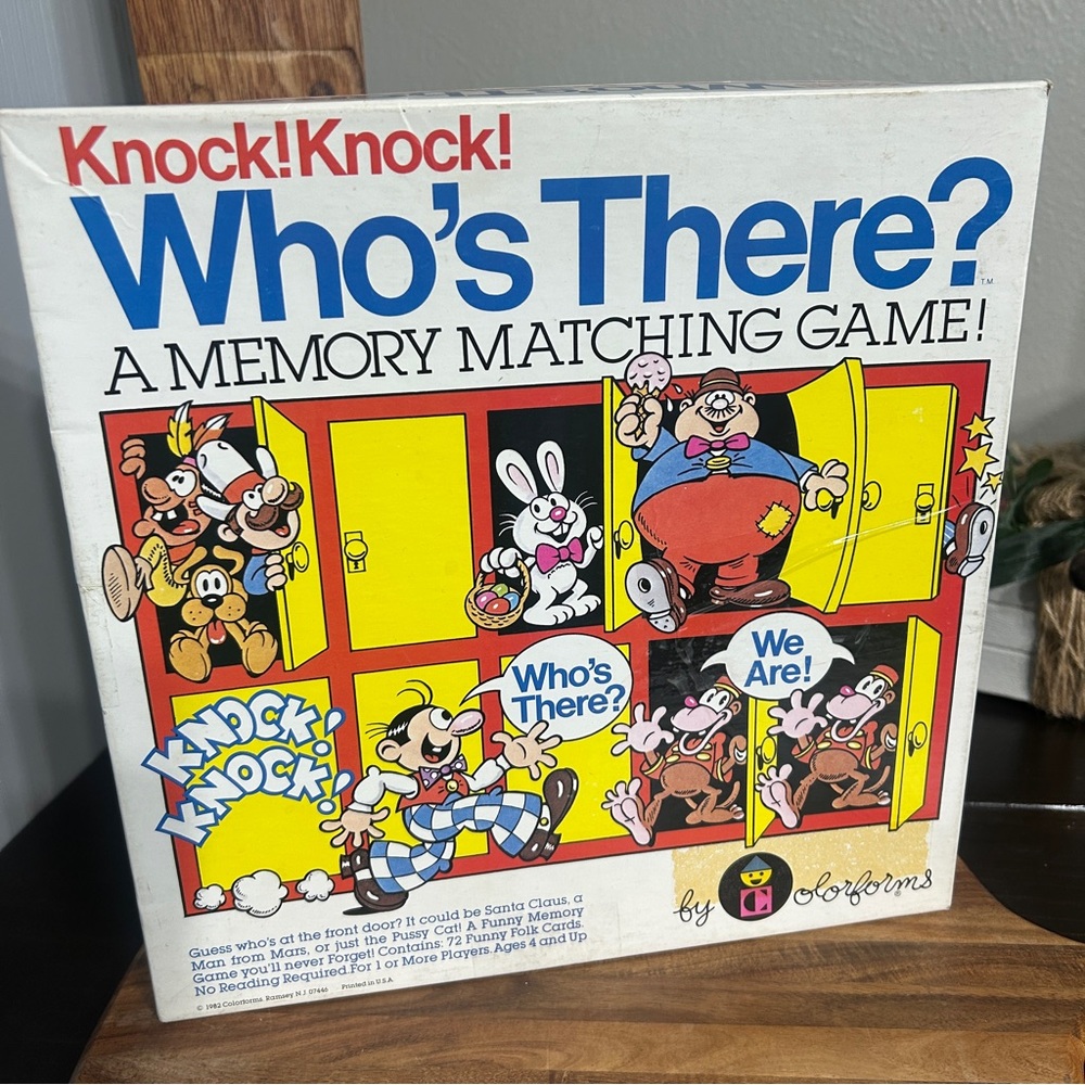 Knock! Knock! Who's There? Memory Matching Game by - Colorforms